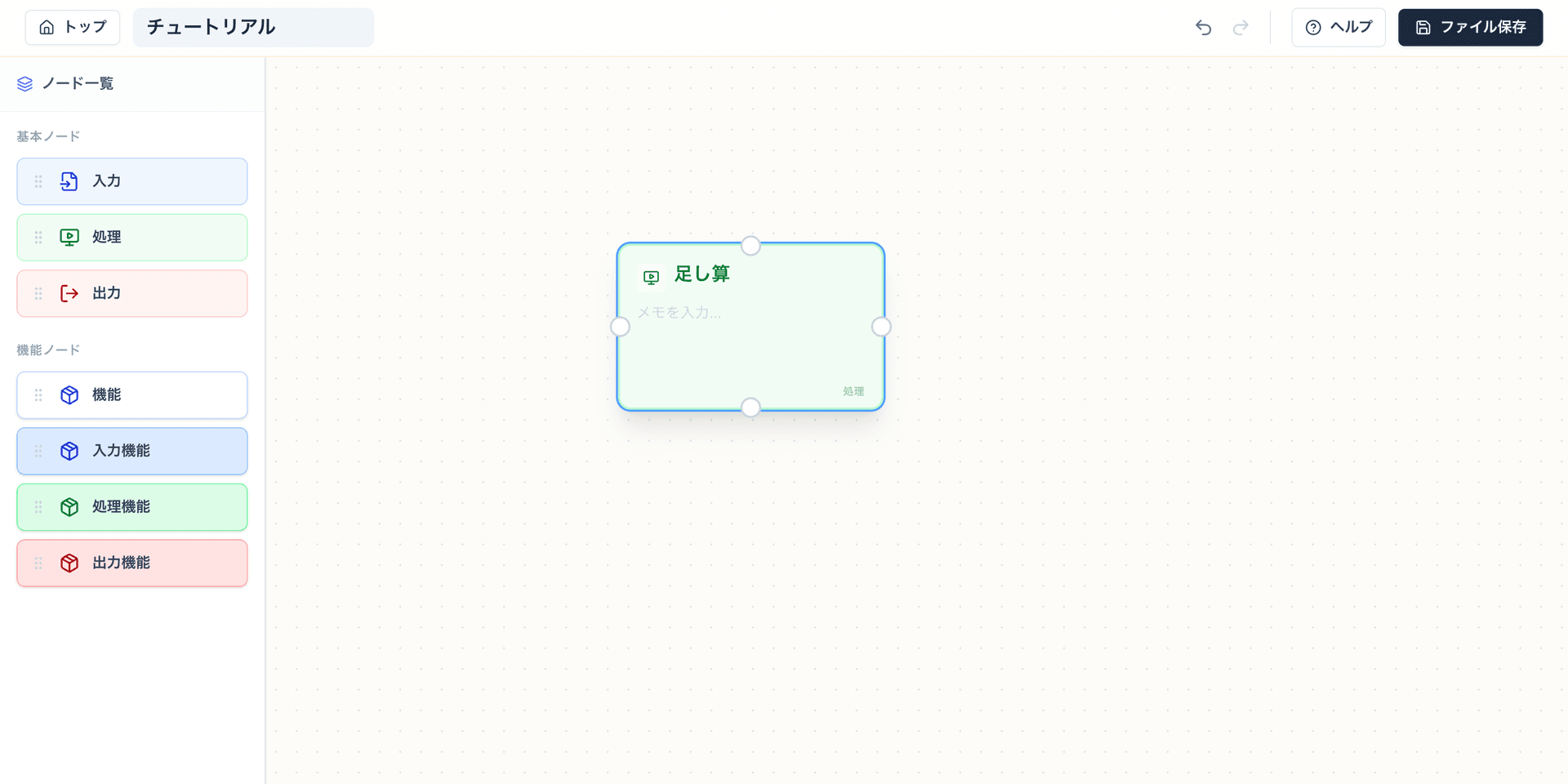 ノード編集