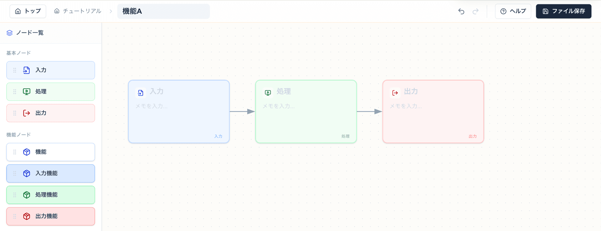 機能詳細の設計